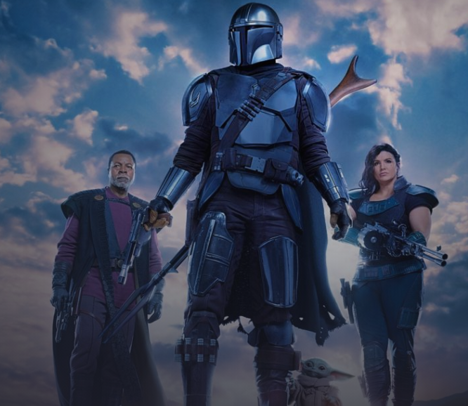 Characters from the Mandalorian