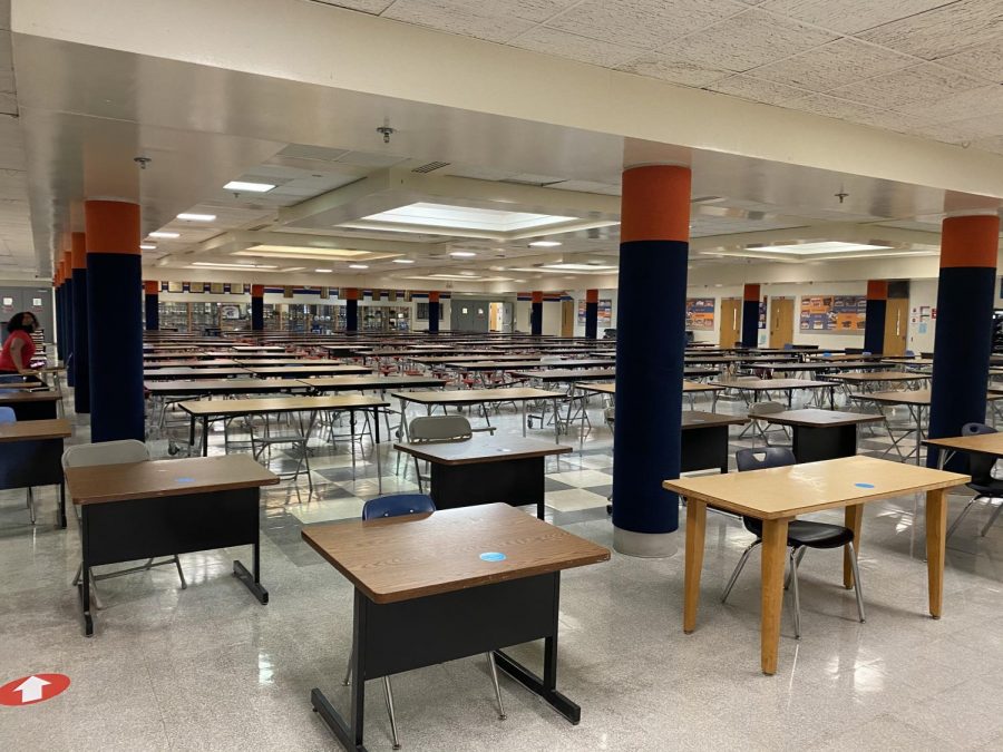 Empty cafeteria